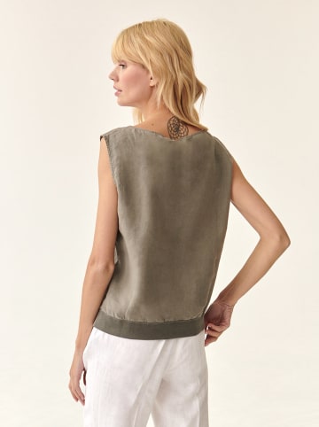 TATUUM Leinen-Top in Khaki
