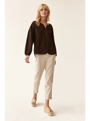 TATUUM Blouse donkerbruin