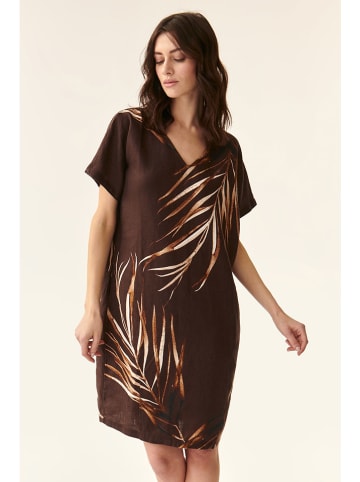 TATUUM Leinen-Kleid in Braun