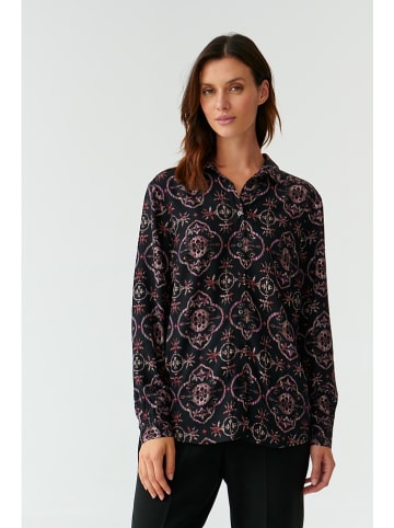 TATUUM Blouse zwart/bordeaux