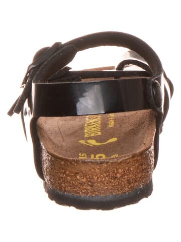 Birkenstock Leren sandalen "Taormina" zwart - wijdte S