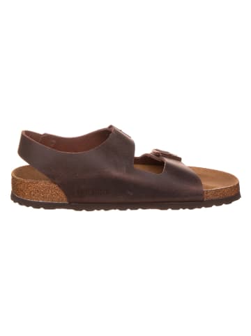 Birkenstock Skórzane sandały "Milano" w kolorze brązowym