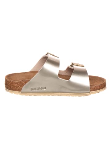 Birkenstock Slippers "Arizona" goudkleurig - wijdte S