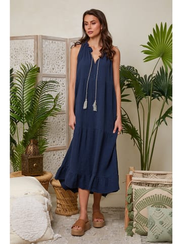 Lin Passion Kleid in Dunkelblau