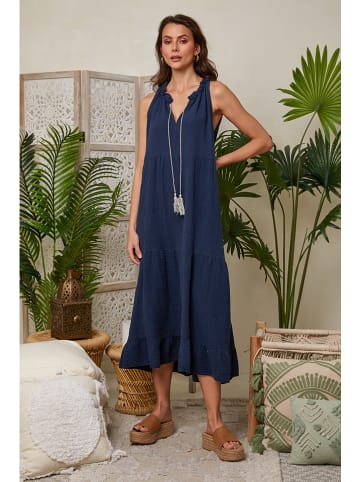 Lin Passion Kleid in Dunkelblau