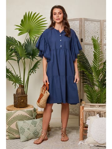 Lin Passion Kleid in Dunkelblau