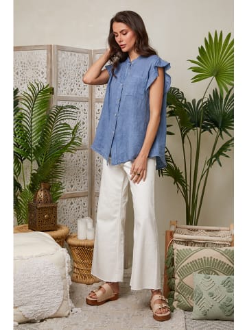Lin Passion Leinen-Shirt in Blau