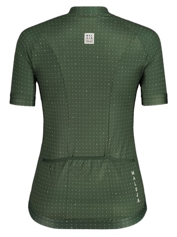 Maloja Koszulka kolarska "SandlingM" w kolorze zielonym