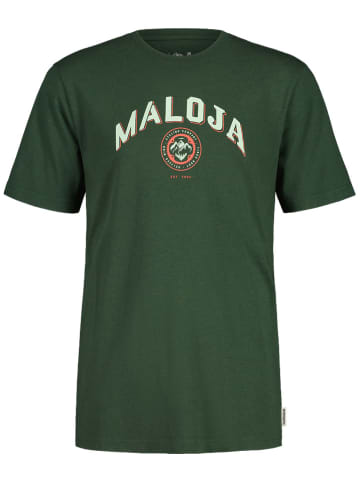 Maloja Koszulka "MatonaM" w kolorze zielonym