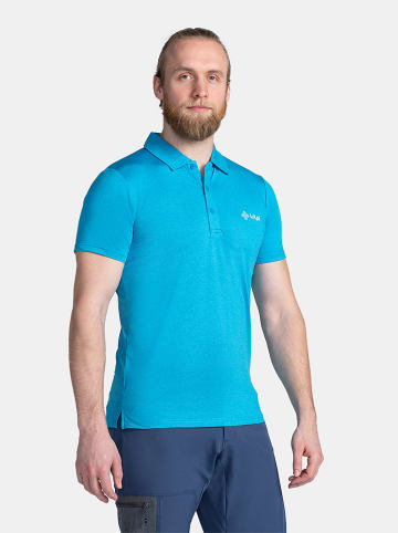 Kilpi Functioneel poloshirt "Oliva" blauw