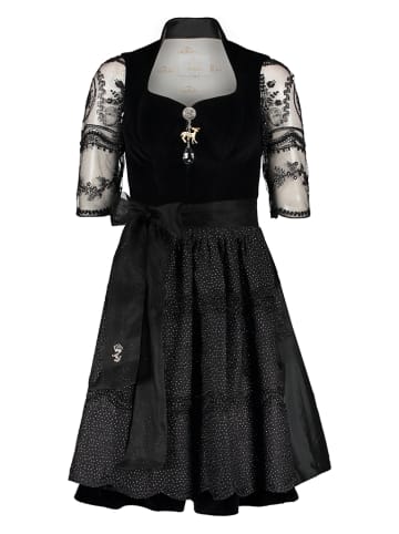 Halali by Astrid Söll Dirndl "Daniela" in Schwarz