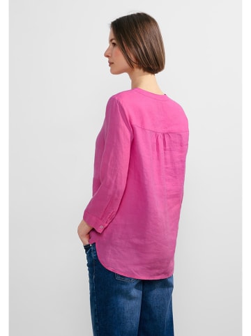Cecil Lniana bluzka w kolorze różowym