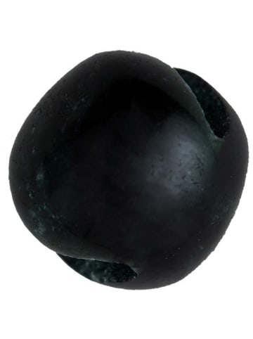 Design Letters Marmeren charm "Ball" donkergroen - Ø 0,6 cm
