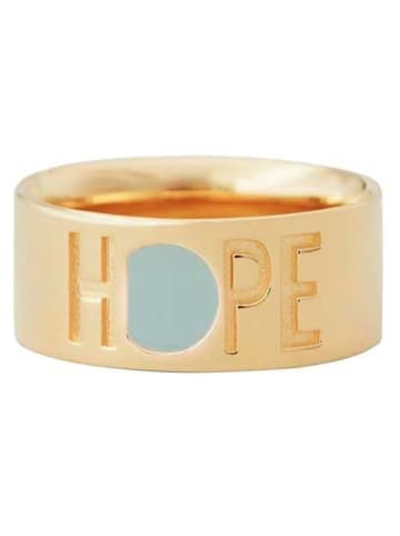 Design Letters Pozłacany pierścionek "Hope"