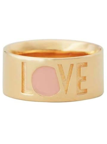 Design Letters Vergulde ring "Love"