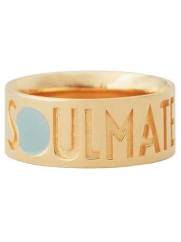 Design Letters Vergulde ring "Soulmate"