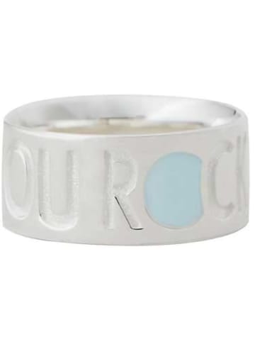 Design Letters Silber-Ring "You Rock"