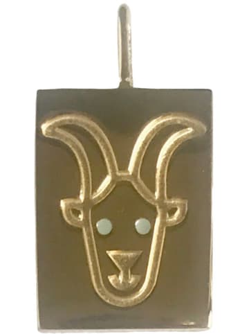 Design Letters Vergulde hanger "Aries" - (H)2 cm