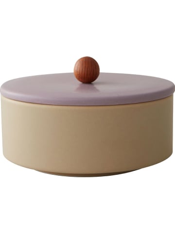 Design Letters Opbergdoos beige/paars - 250 ml