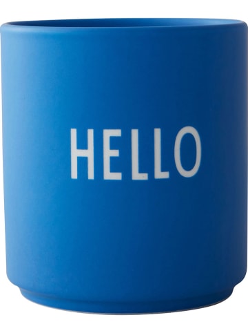 Design Letters Becher "Hello" in Blau - 250 ml