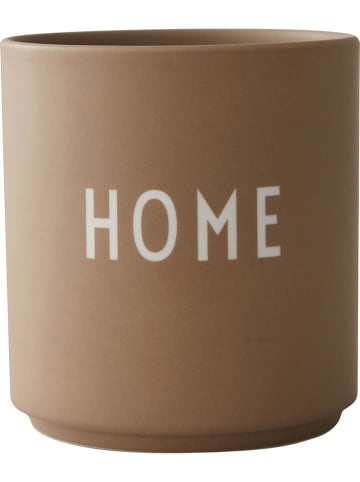 Design Letters Kubek "Home" w kolorze jasnobrązowym - 250 ml