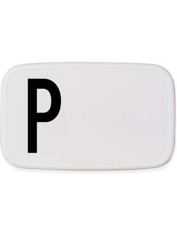 Design Letters Lunchbox in Weiß/ Schwarz - 700 ml