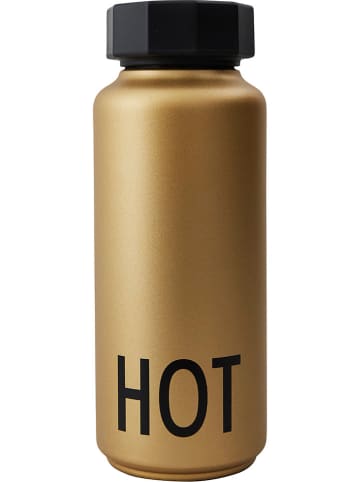 Design Letters Thermoflasche in Gold - 500 ml