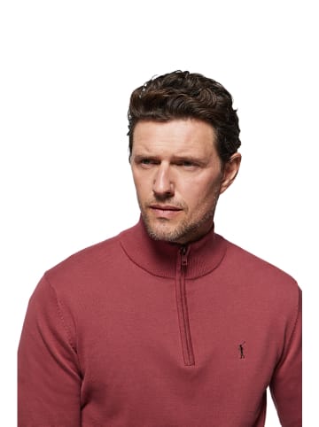 Polo Club Pullover in Bordeaux