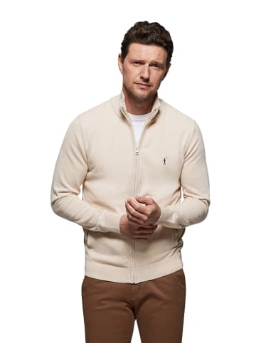 Polo Club Cardigan in Beige