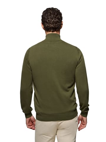 Polo Club Cardigan in Khaki