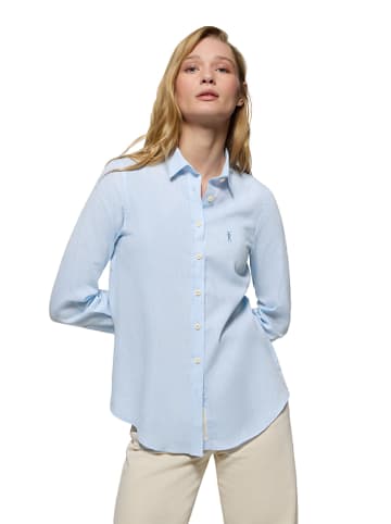 Polo Club Blouse "Rigby" - regular fit - lichtblauw