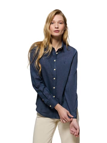 Polo Club Blouse "Rigby" - regular fit - donkerblauw