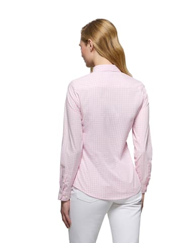 Polo Club Blouse "Texas" - regular fit - lichtroze/wit