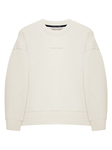 Polo Club Sweatshirt "Sendy Minimal" in Creme