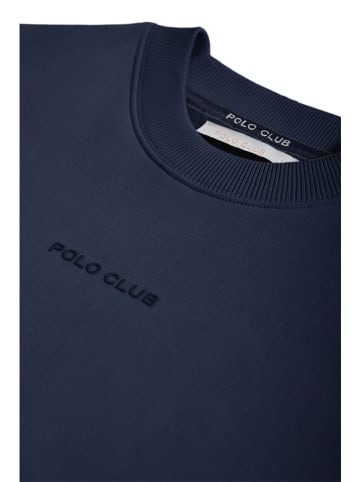 Polo Club Sweatshirt "Sendy Minimal" in Dunkelblau