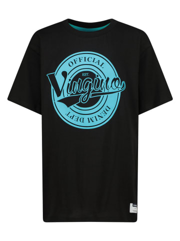 Vingino Shirt in Schwarz/ Türkis