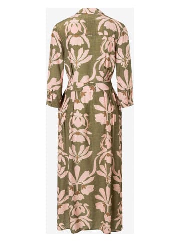 More & More Kleid in Khaki/ Rosa