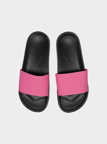4F Slippers zwart/roze