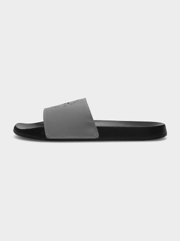4F Slippers zilverkleurig/grijs/zwart