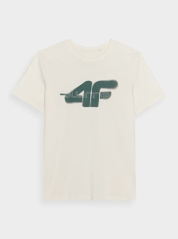 4F Koszulka w kolorze kremowym
