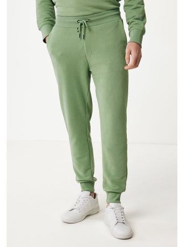 Mexx Spodnie dresowe "Isaac" w kolorze zielonym