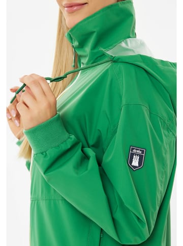 Derbe Regenjas groen