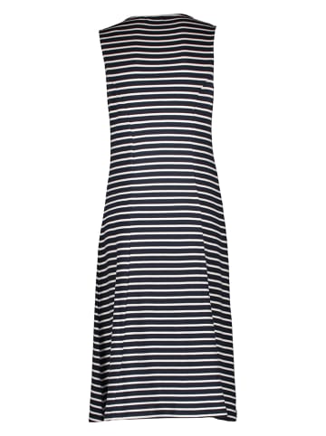 Derbe Kleid in Dunkelblau/ Weiß