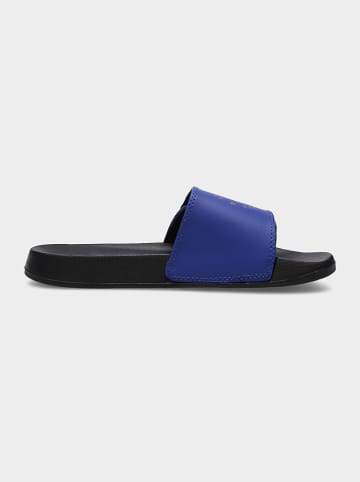 4F Slippers blauw/zwart