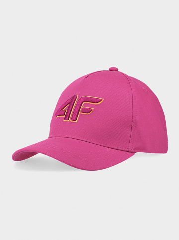 4F Czapka w kolorze różowym