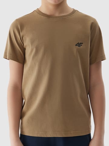 4F Koszulka w kolorze jasnobrązowym
