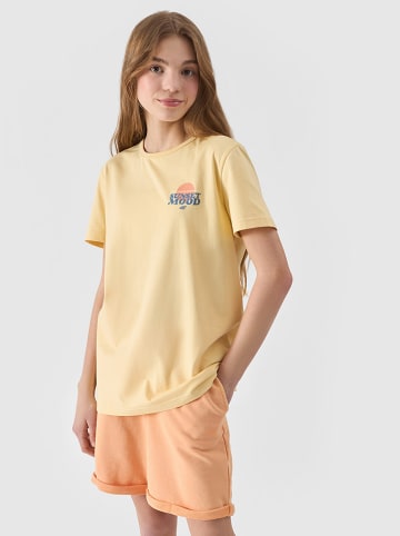 4F Koszulka w kolorze żółtym