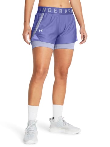Under Armour 2-in-1 trainingsshort "Play Up" paars