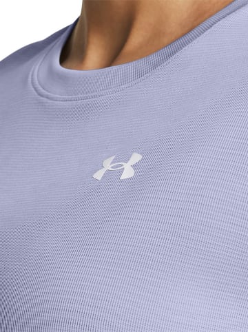 Under Armour Koszulka sportowa "Tech Textured" w kolorze fioletowym