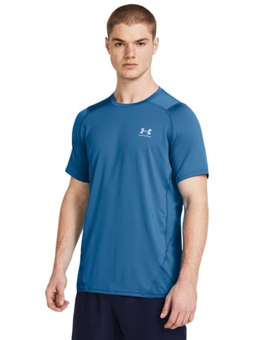 Under Armour Trainingsshirt "Armour Fitted" blauw